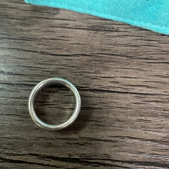 Tiffany & Co 1837 Sterling Silver Band Ring Authentic Size 5.75 - Picture 5 of 7